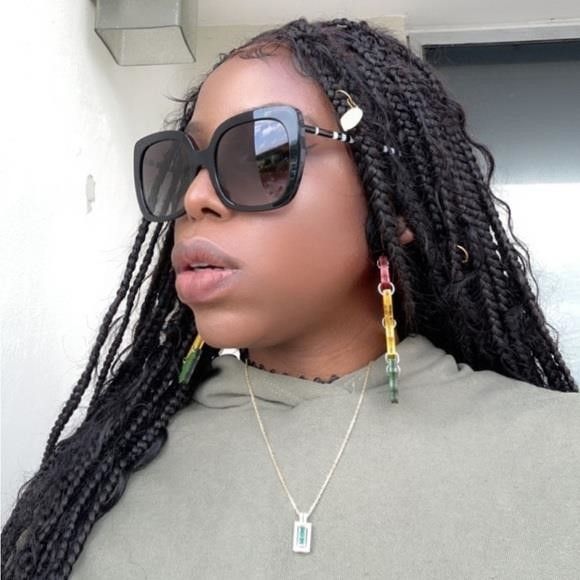 Burberry BURBERRY BE4323 CAROLL Square Oversized Sunglasses","descrip Size ONE SIZE - 1 Thumbnail