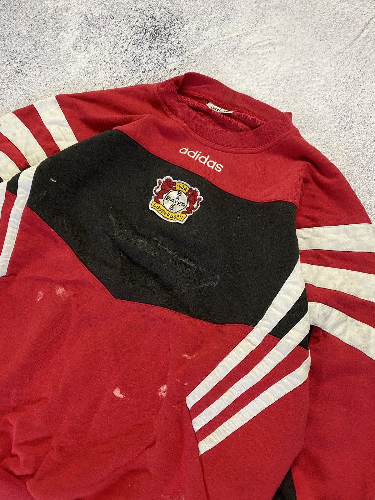 Adidas × Vintage Very Rare Adidas Bayer 04 Leverkusen Sweatshirt 90’s Vintage Size US XL / EU 56 / 4 - 4 Thumbnail