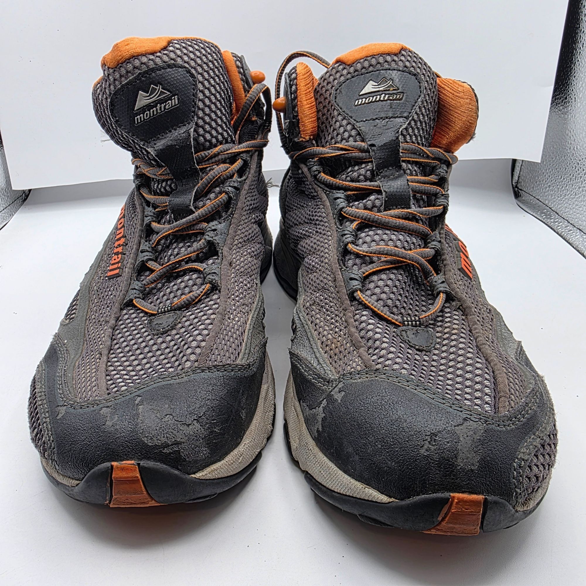 Other Montrail Hardrock Mid GTX Mens Size 12 Gray Orange Hiking Bo Size US 12 / EU 45 - 2 Thumbnail