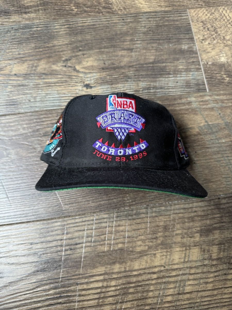 image of Logo Athletic x Vintage Toronto Nba Draft Raptors Grizzlies Snapback in Black, Men's