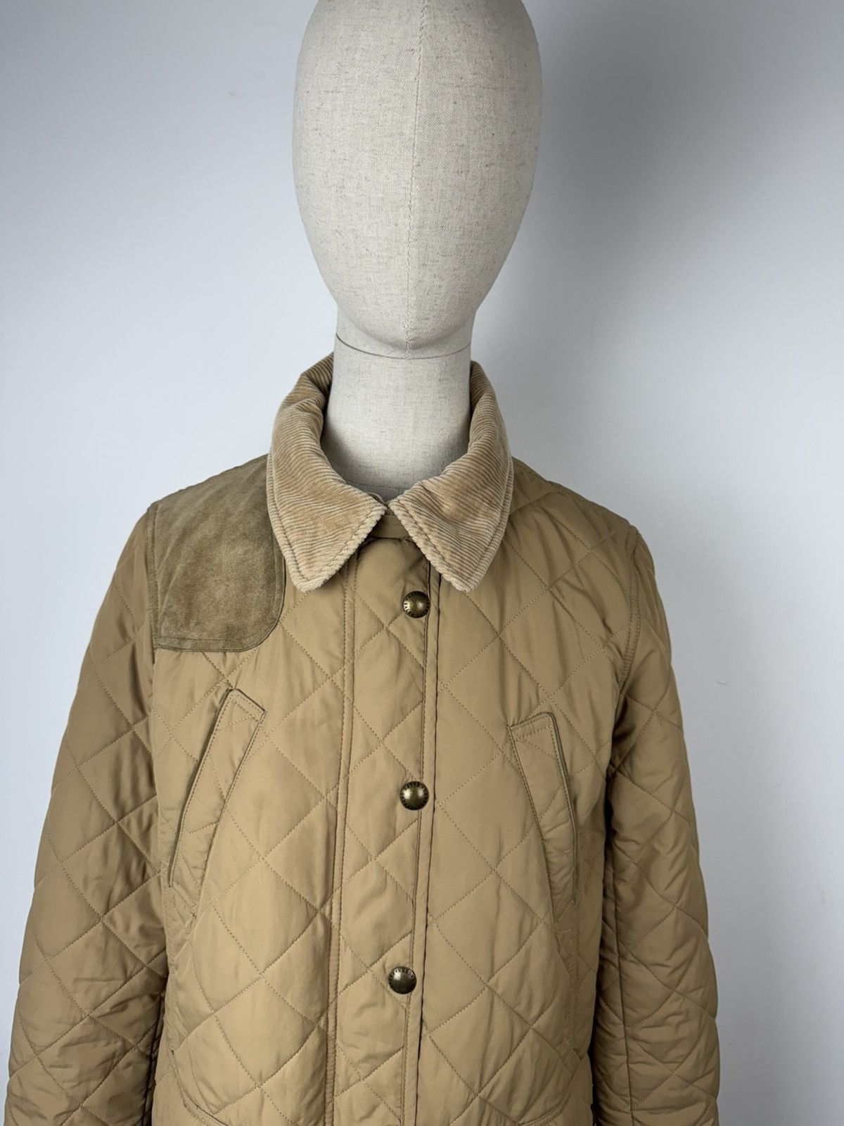 Lauren Ralph Lauren × Vintage Women’s Vintage Lauren Ralph Lauren Hunting Quilt Jacket Size L / US 10 / IT 46 - 2 Thumbnail