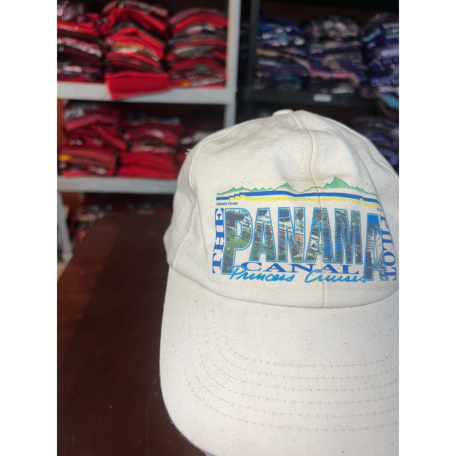 Vintage Vintage Panama Canal Hat Princess Cruise Pilot Cap Headwear Size ONE SIZE - 2 Thumbnail