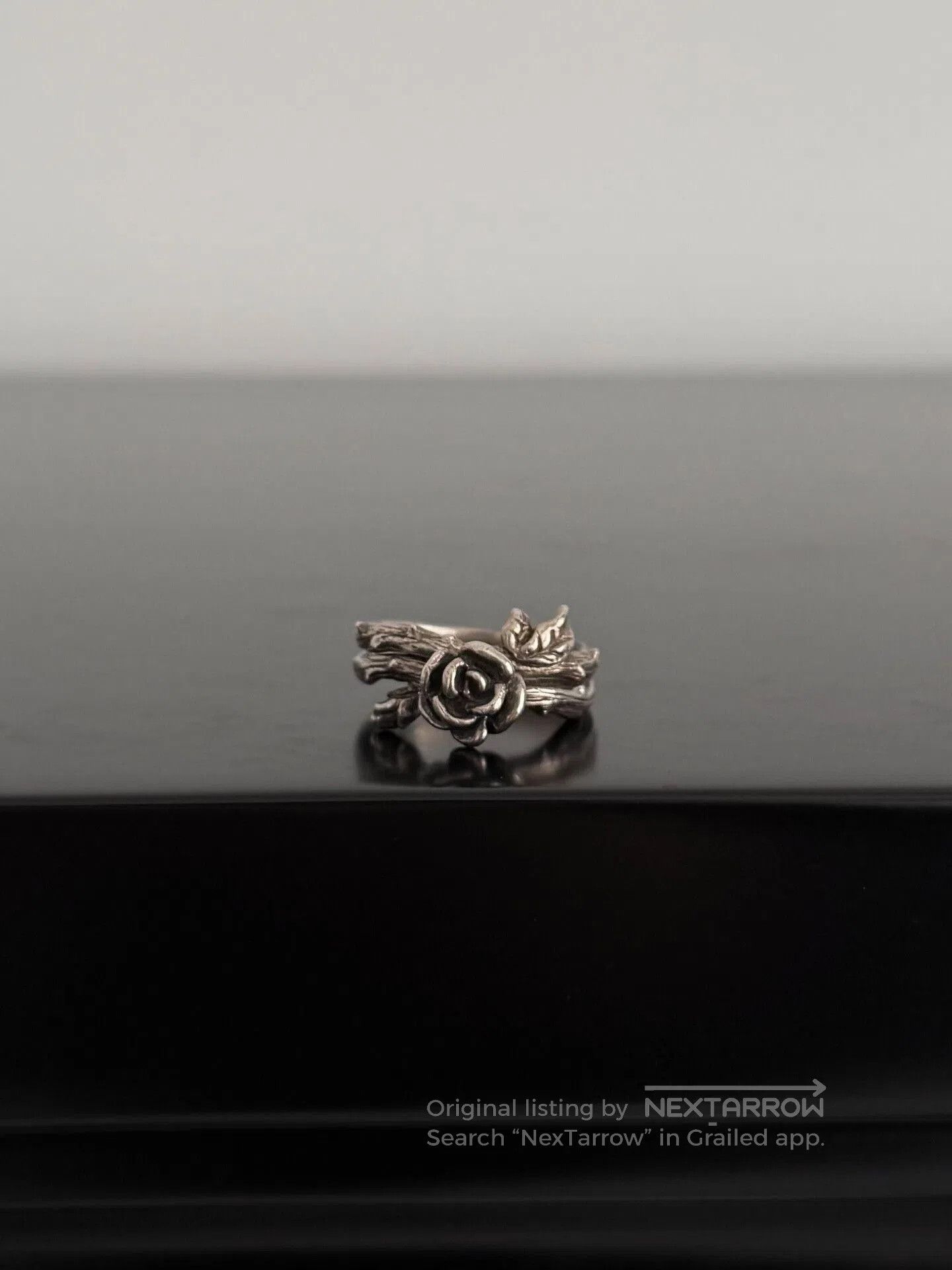 Jean Paul Gaultier Jean Paul Gaultier Thorn Rose Ring Set. Size ONE SIZE - 2 Thumbnail