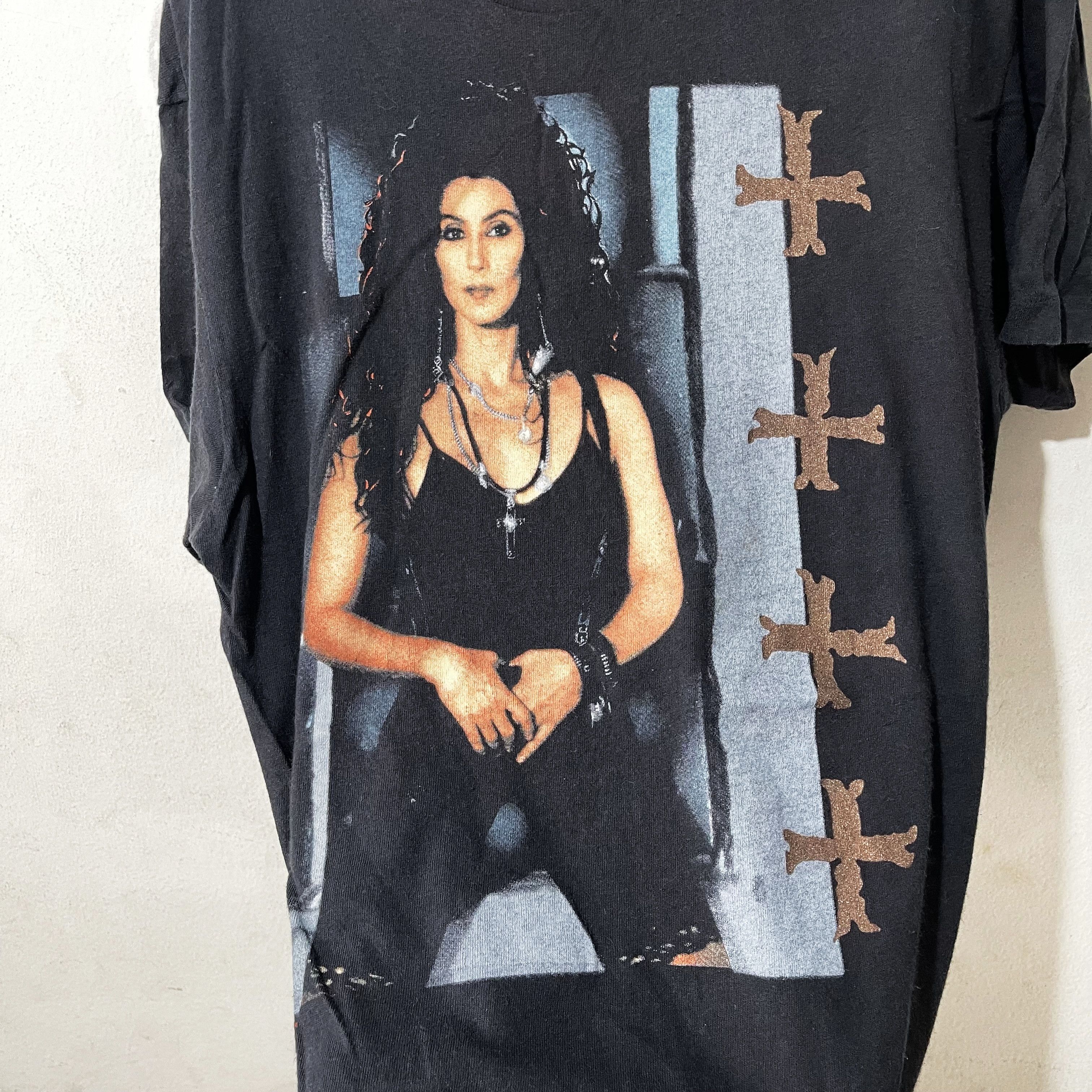 Band Tees × Vintage Vintage 1990 Cher Shirt Size US M / EU 48-50 / 2 - 2 Thumbnail