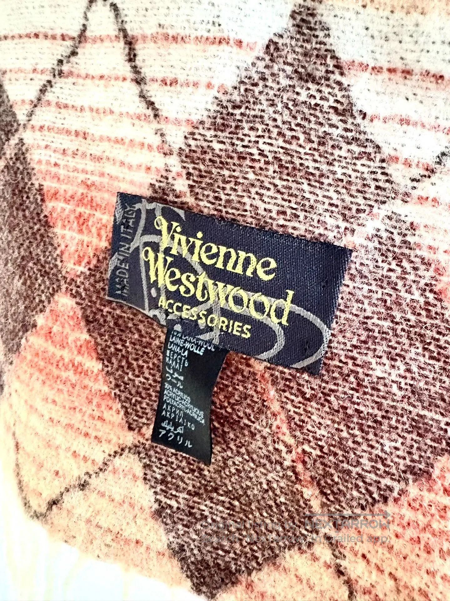 Vivienne Westwood Vivienne Westwood Vintage Gradient Orange Wool Scarf. Size ONE SIZE - 6 Thumbnail