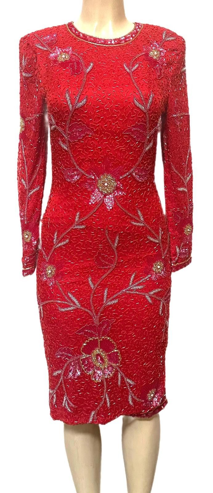 Other Sequin Dress Red size 18 Size XXL / US 16-18 / IT 52-54 - 1 Preview