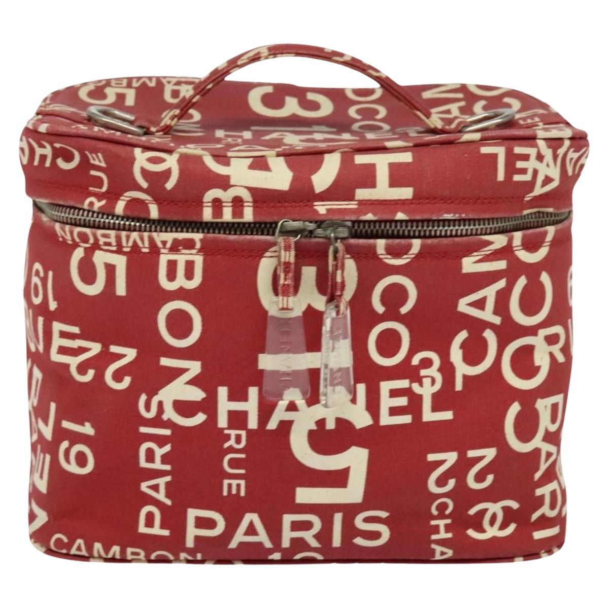 Red Canvas Clutch Bag (Pre-Owned)