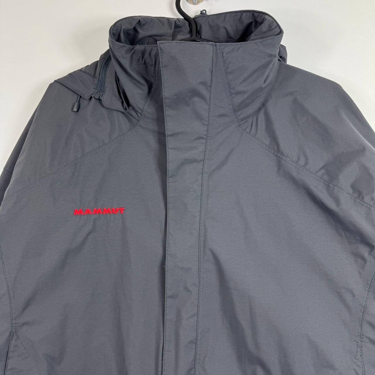 Mammut Mammut DryTech Waterproof Hooded Jacket Grey Mens Size M Size US M / EU 48-50 / 2 - 2 Thumbnail