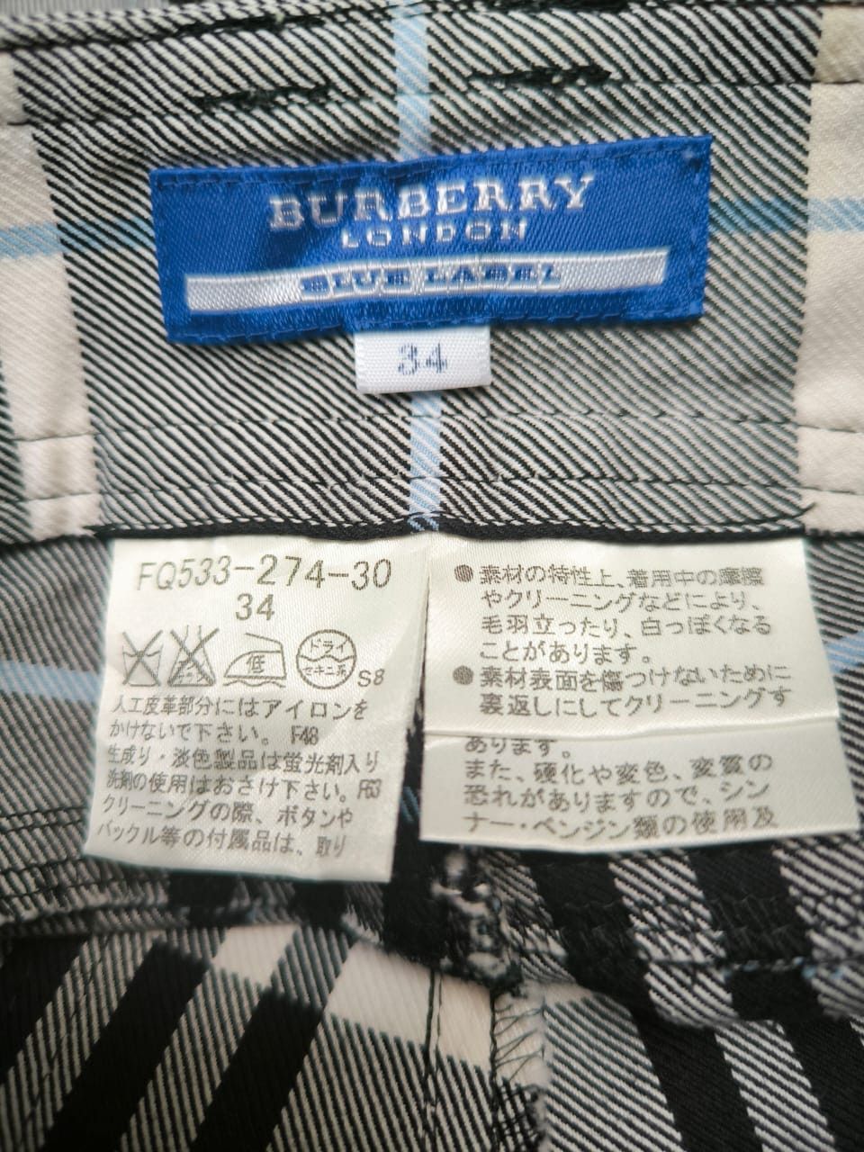 Burberry Rare Pants Burberry blue Labels Size 24" / US 00 / IT 34 - 8 Thumbnail
