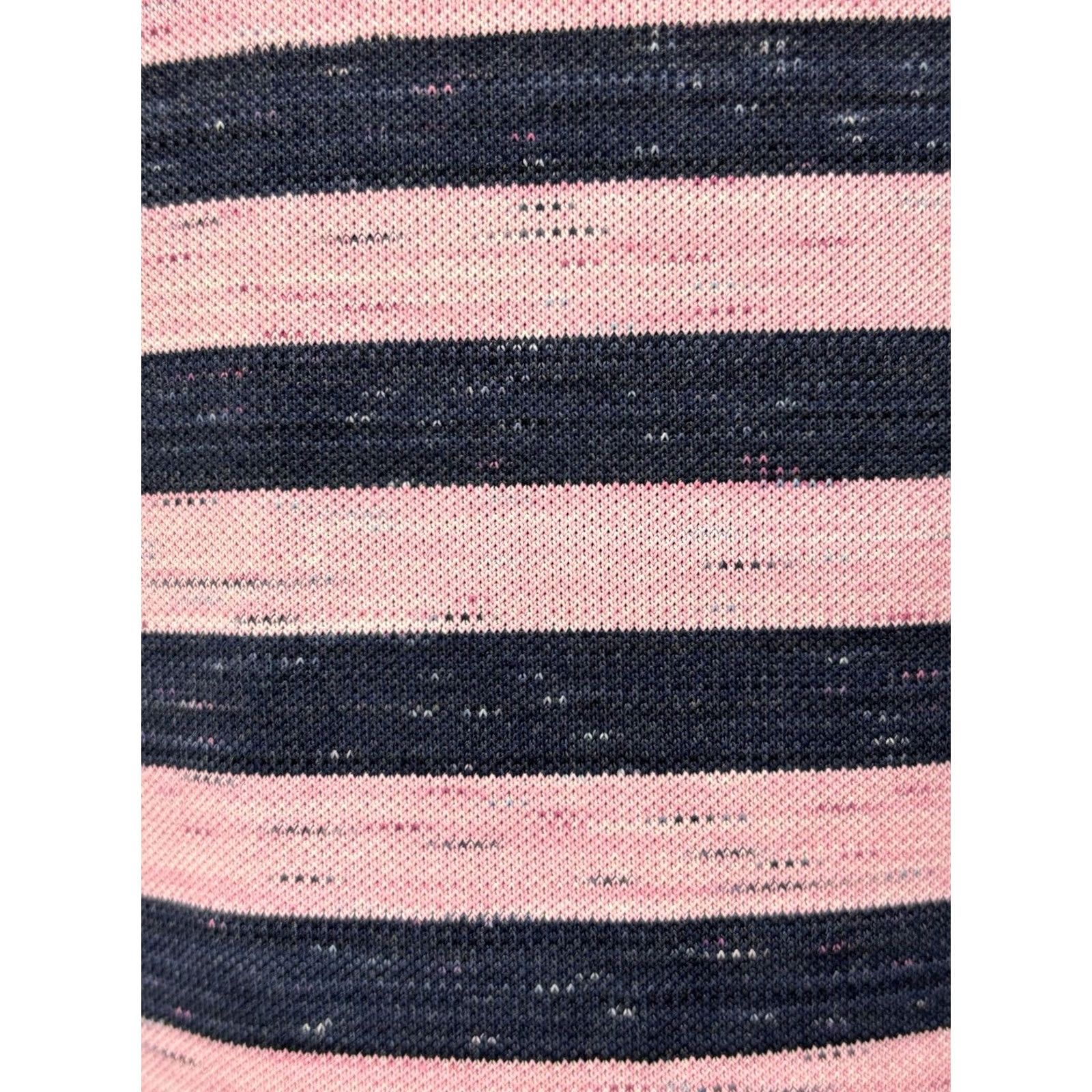 Peter Millar Peter Millar Summer Crown Polo Shirt Men’s L Pink Navy Striped Golf Preppy Size US L / EU 52-54 / 3 - 4 Thumbnail