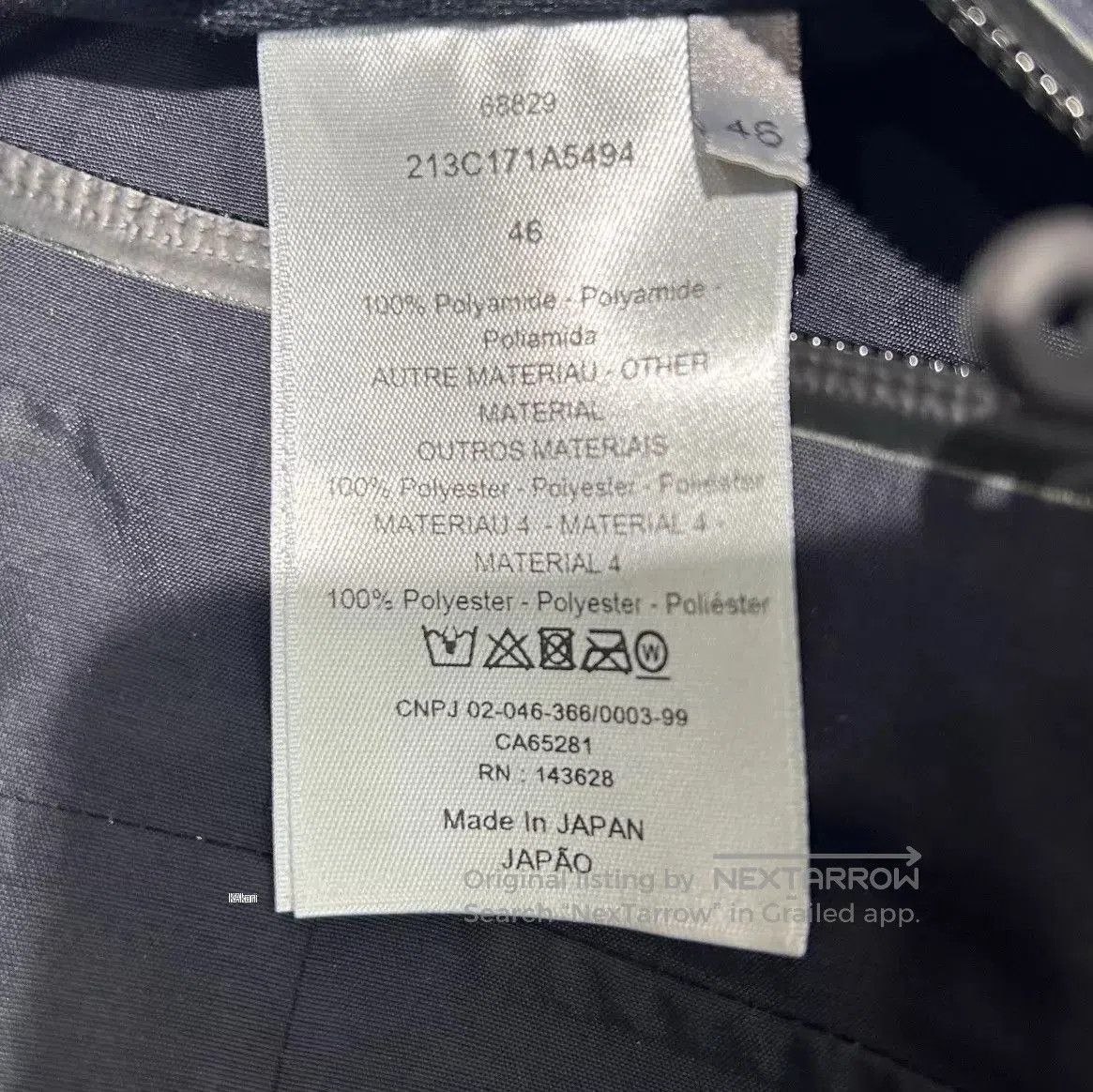 Dior Black Casual Pants with Side Logo . Size US 30 / EU 46 - 3 Thumbnail