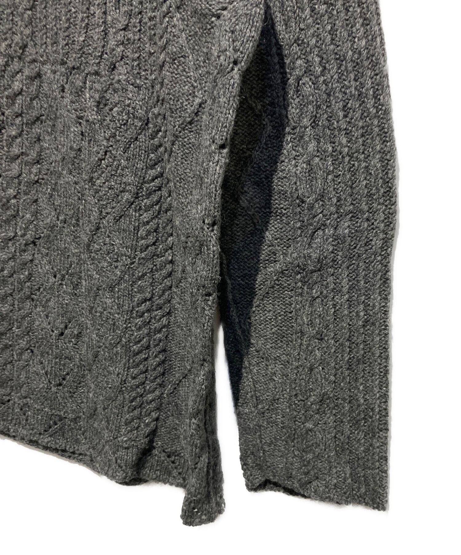 Yohji Yamamoto Yohji Yamamoto pour homme Turtleneck Cable Knit Size US M / EU 48-50 / 2 - 8 Thumbnail