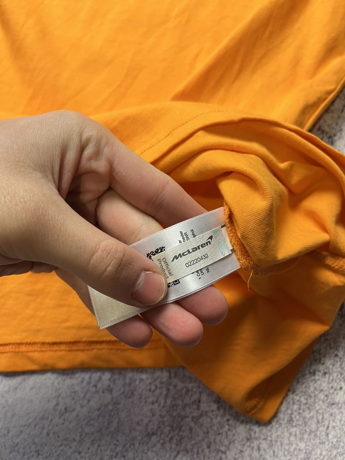 Vintage Mclaren big logo Orange t-shirt tee 90s racing moto rare Size US M / EU 48-50 / 2 - 11 Thumbnail