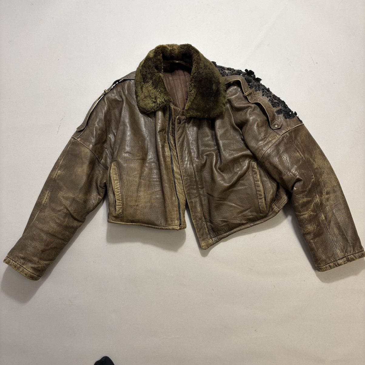 Other Vinage leather jacket Size M / US 6-8 / IT 42-44 - 3 Thumbnail