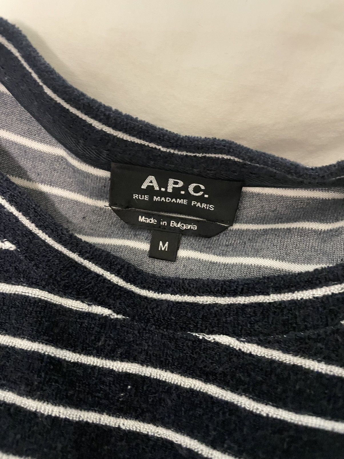 A.P.C. A.P.C. Stripes sweatshirt Size US M / EU 48-50 / 2 - 2 Thumbnail