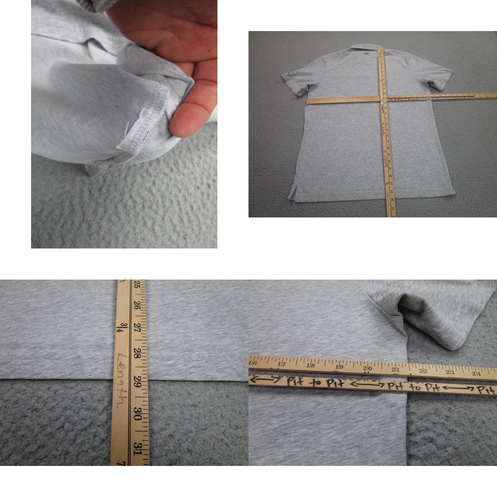 TravisMathew Travis Mathew Polo Shirt Mens L Gray Valencia Country Club Golf Santa Clarita Size US L / EU 52-54 / 3 - 8 Thumbnail