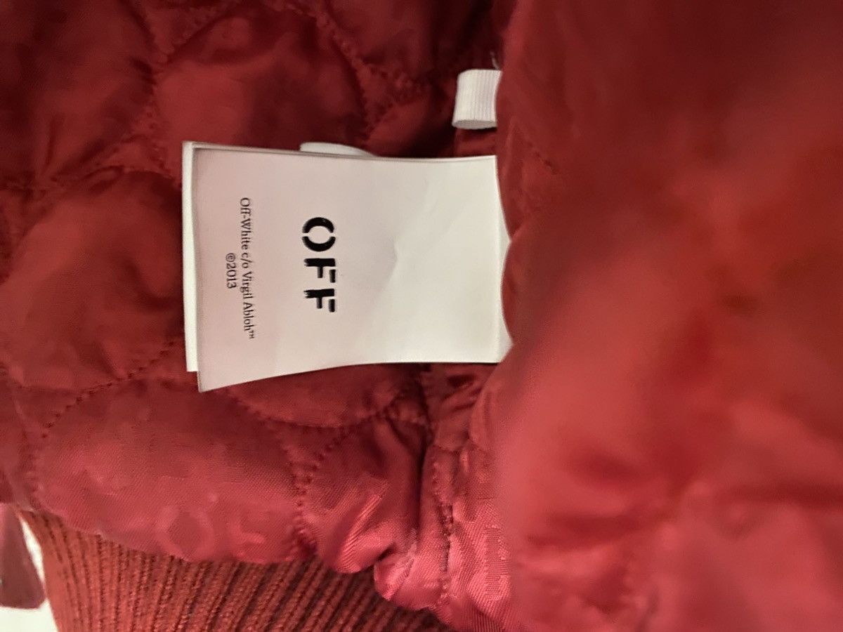 Off-White Off White Varsity leather ON THE GO Jacket Size US L / EU 52-54 / 3 - 5 Thumbnail