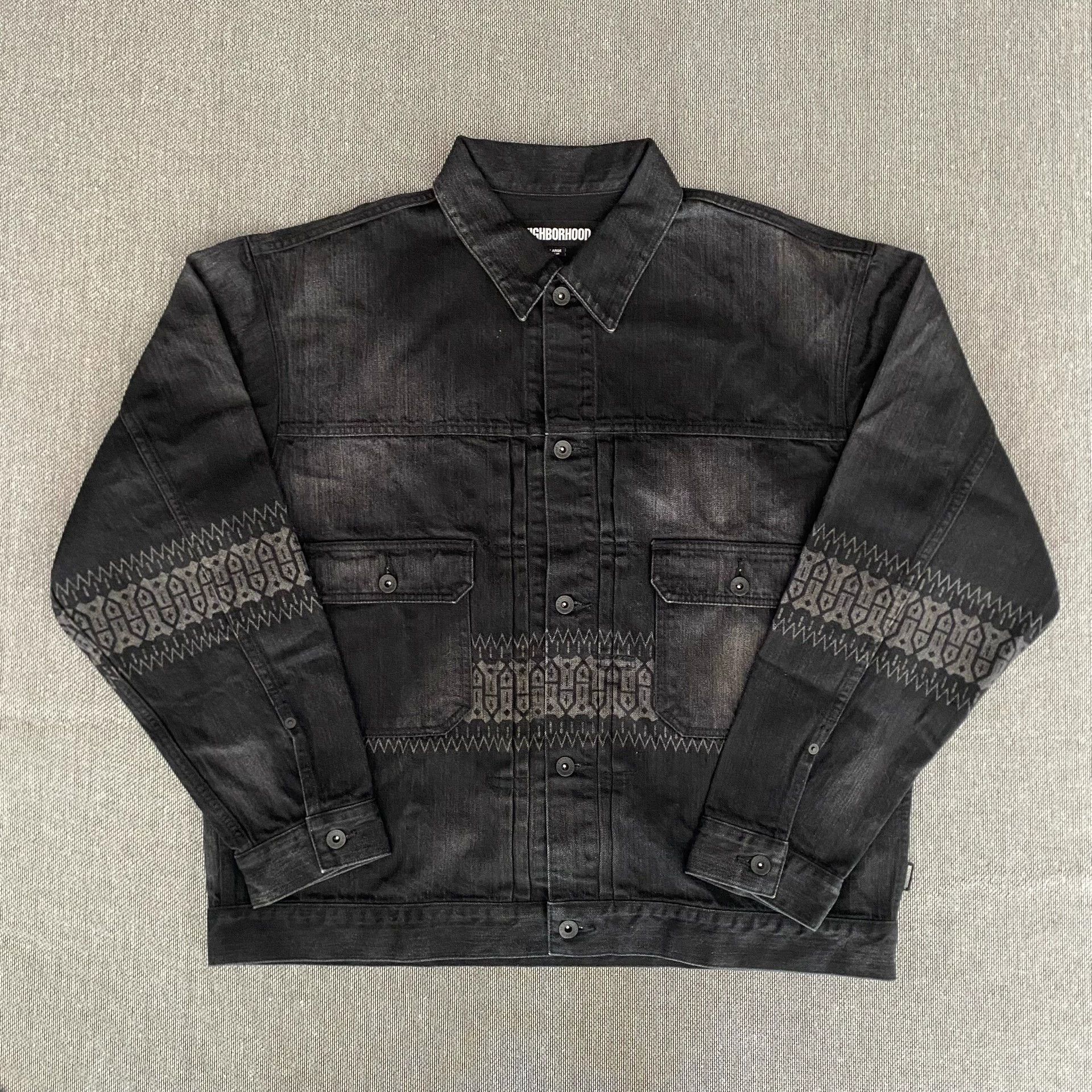 Neighborhood Neighborhood 23ss Black Icon Washed Denim Jkt XL Size US XL / EU 56 / 4 - 1 Thumbnail