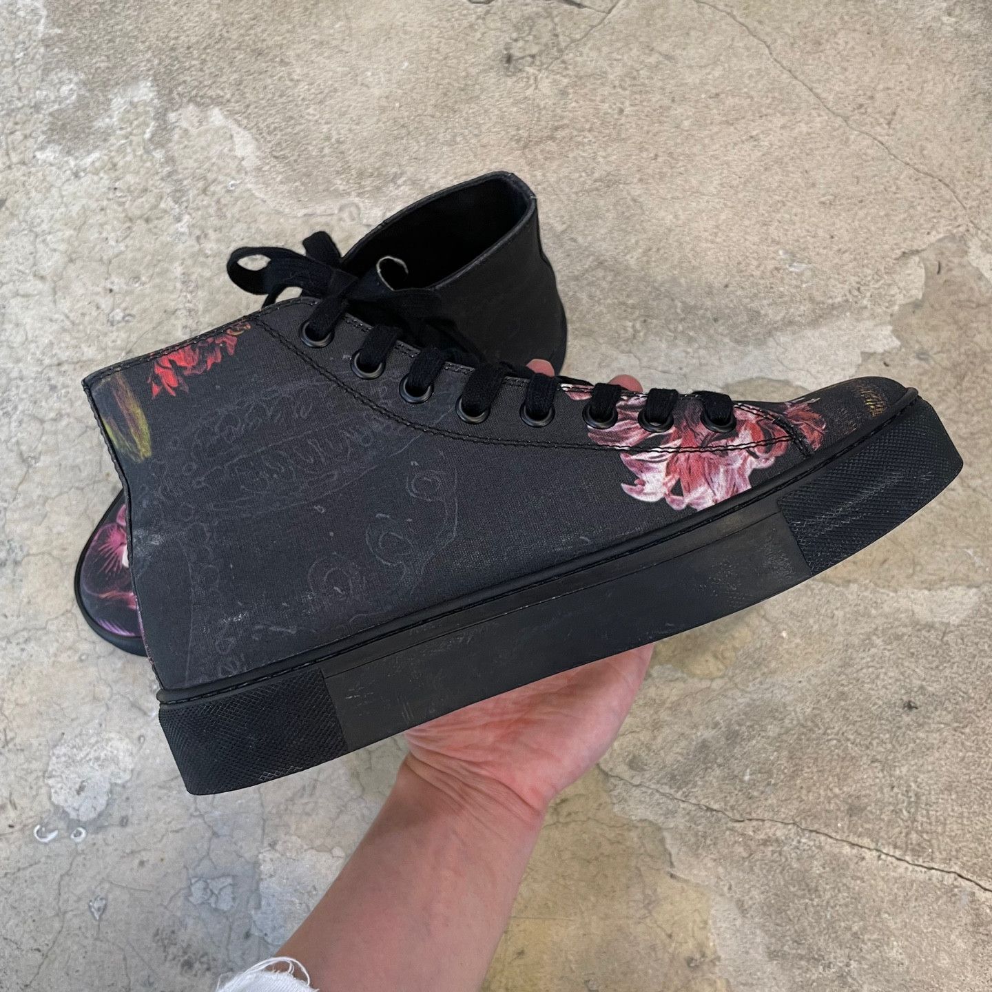 Yohji Yamamoto Yohji yamamoto 19ss Print High Top Sneakers Size US 9 / EU 42 - 5 Thumbnail