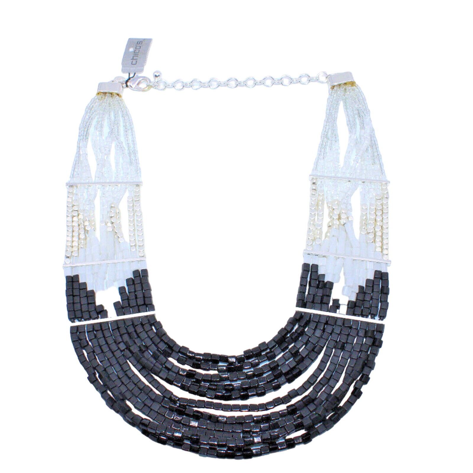 Chicos New CHICOS CLEOPATRA STYLE Glass Beaded Lamisha NECKLACE $58 Size ONE SIZE - 3 Thumbnail