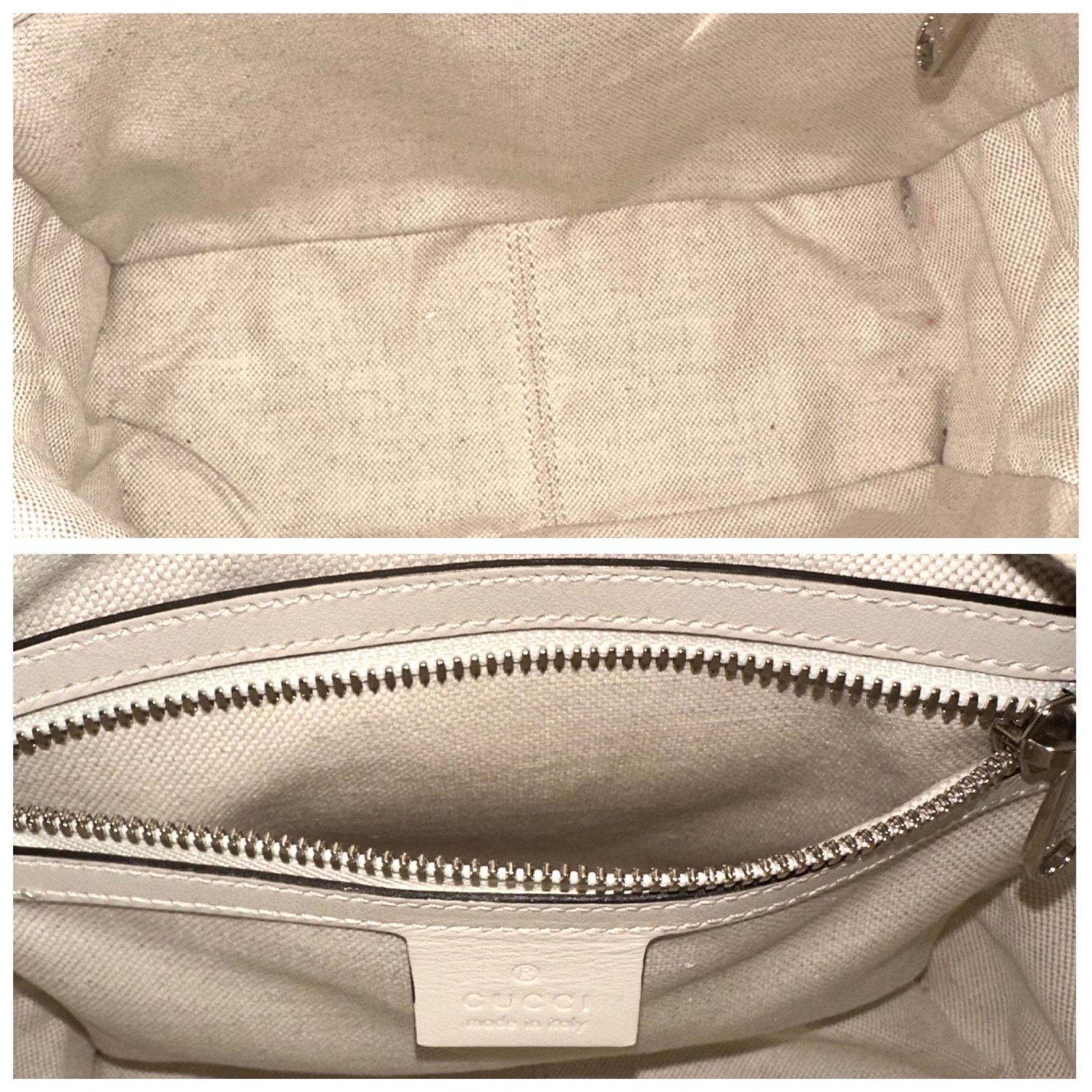 Gucci Gucci Ivory GG Embossed Shoulder Bag Size ONE SIZE - 7 Thumbnail