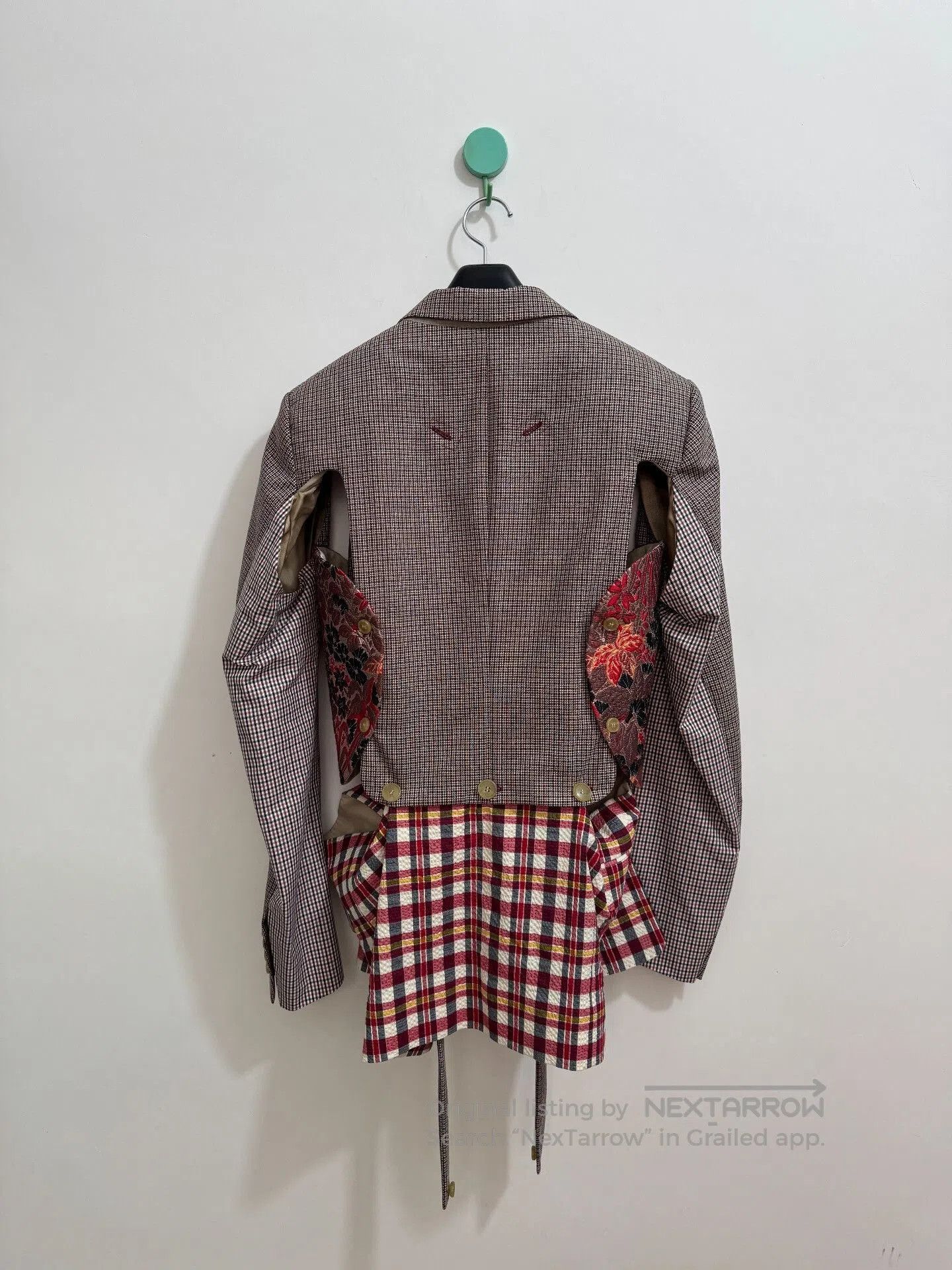 Walter Van Beirendonck Walter Van Beirendonck Gray Embroidered Jacket. Size US M / EU 48-50 / 2 - 2 Thumbnail