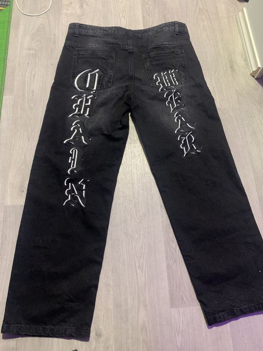 Streetwear LUKAMACHAIN CHAINWEAR JEANS BLACK ON BLACK | Grailed