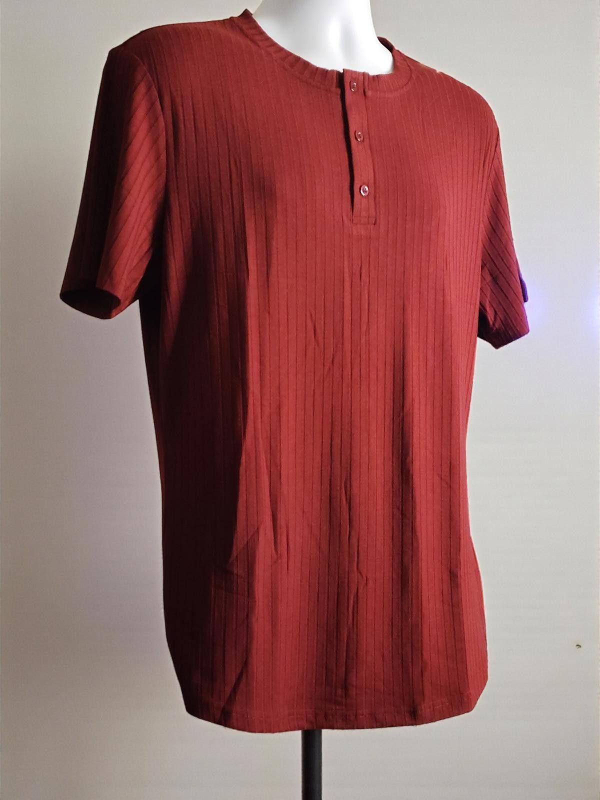 Other COOFANDY Ribbed Henley Shirt for Men Size US M / EU 48-50 / 2 - 3 Thumbnail