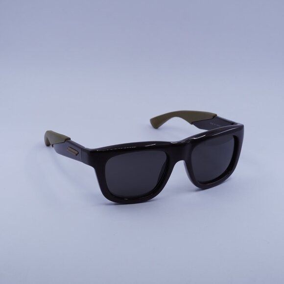 Bottega Veneta Bottega Veneta BV1233S 003 Sunglasses Brown Square Frame Size ONE SIZE - 4 Thumbnail