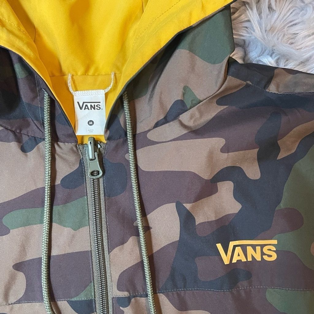 Vans Vans camo rain jacket size M Size US M / EU 48-50 / 2 - 2 Thumbnail