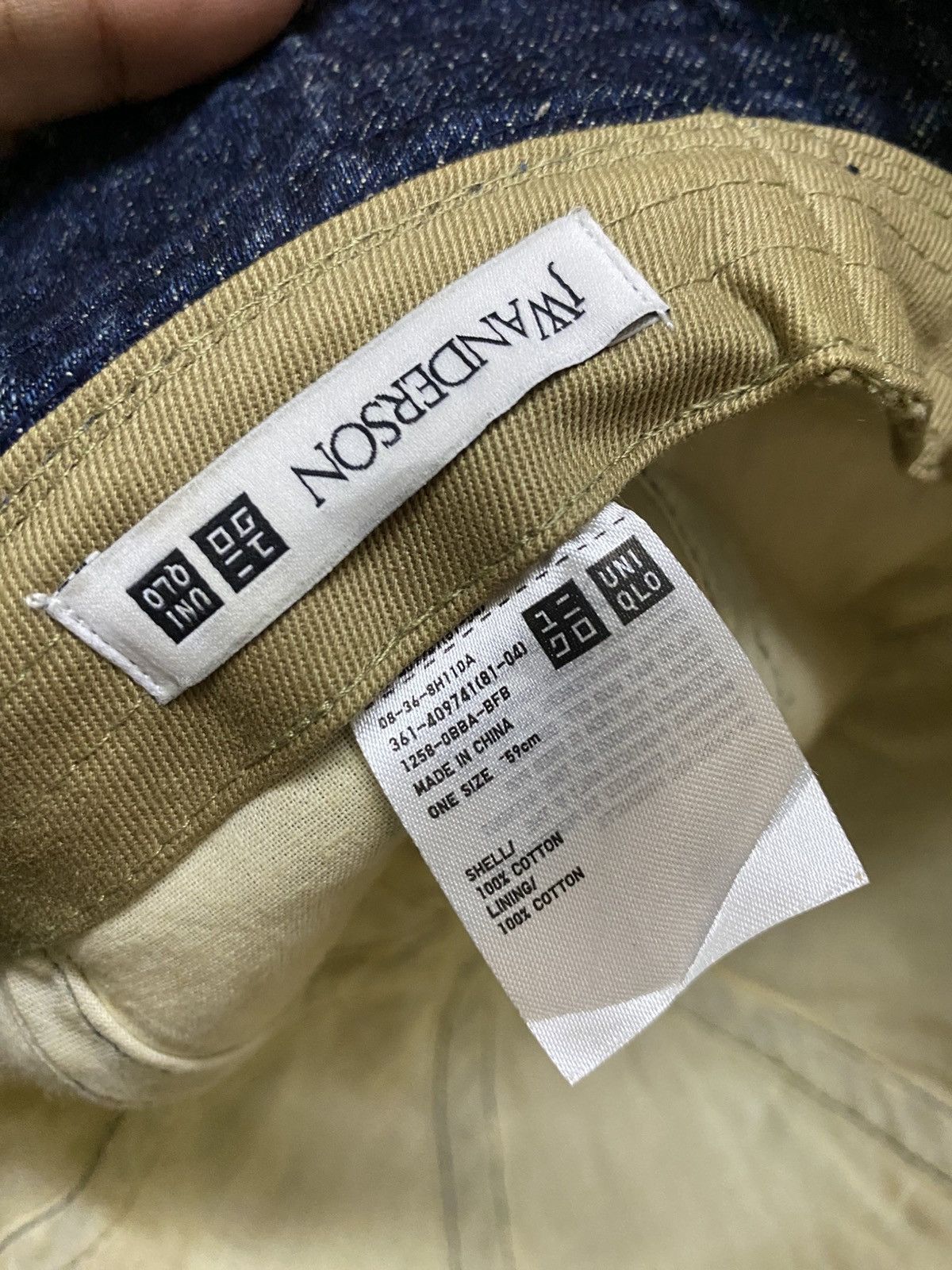 JW Anderson × Uniqlo Denim Seasoned JW Anderson X Uniqlo Cotton Hat Size ONE SIZE - 5 Thumbnail