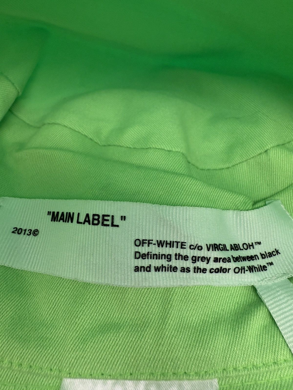 Off-White Off-White Empty Gallery Bucket Hat Size ONE SIZE - 5 Thumbnail