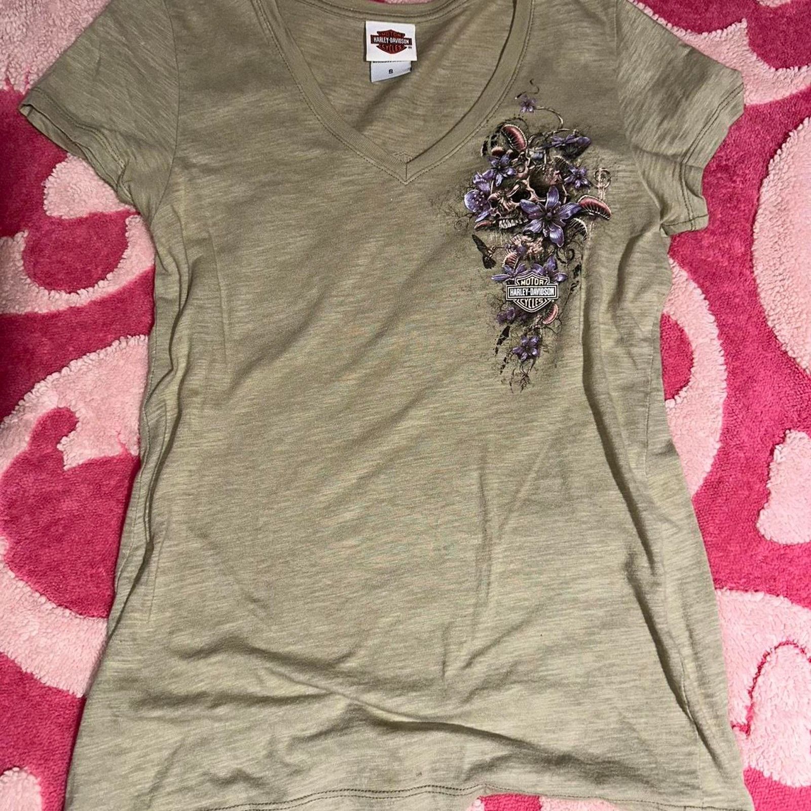 Harley Davidson Harley davidson v neck shirt Size US S / EU 44-46 / 1 - 1 Thumbnail