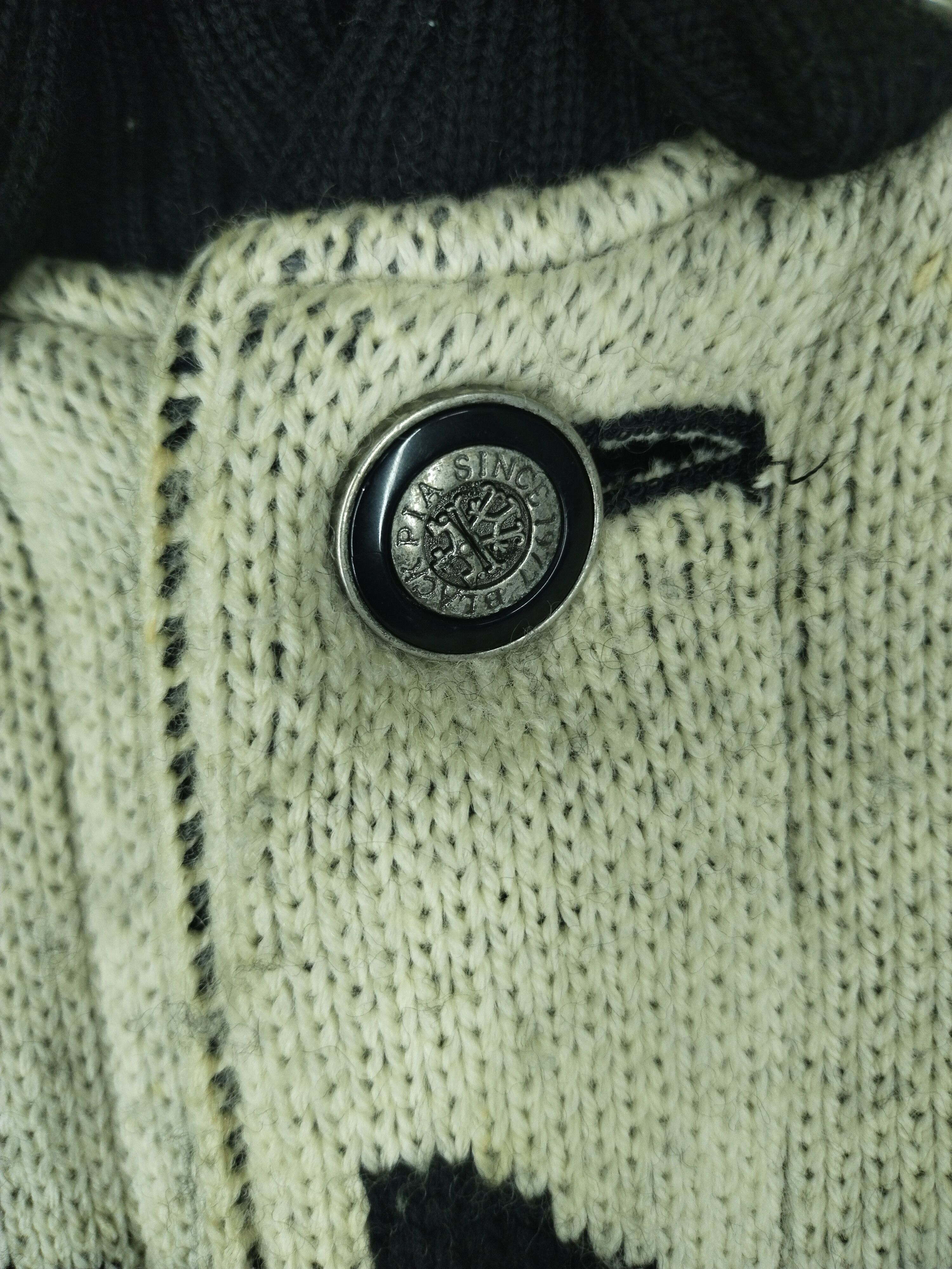 Vintage 80's Vintage Calgary Canada Black Pia Wool Jacket Size US L / EU 52-54 / 3 - 10 Thumbnail