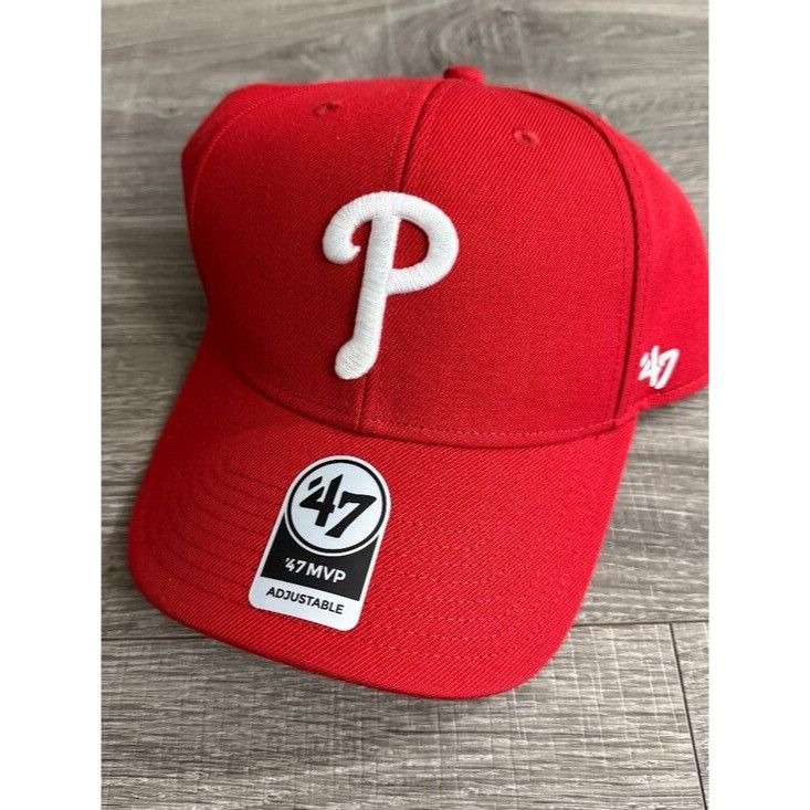 47 NWT 47 Philadelphia Phillies Hat Cap Strap Back Mens OS Maro Size ONE SIZE - 1 Thumbnail