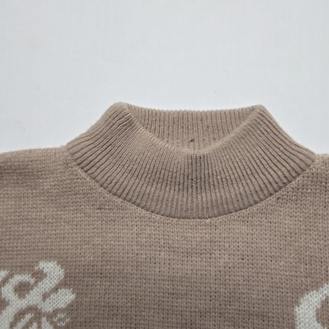 Vintage Vintage Tarazzia Sweater Beige Brown M Turlteneck 80s Size M / US 6-8 / IT 42-44 - 6 Thumbnail