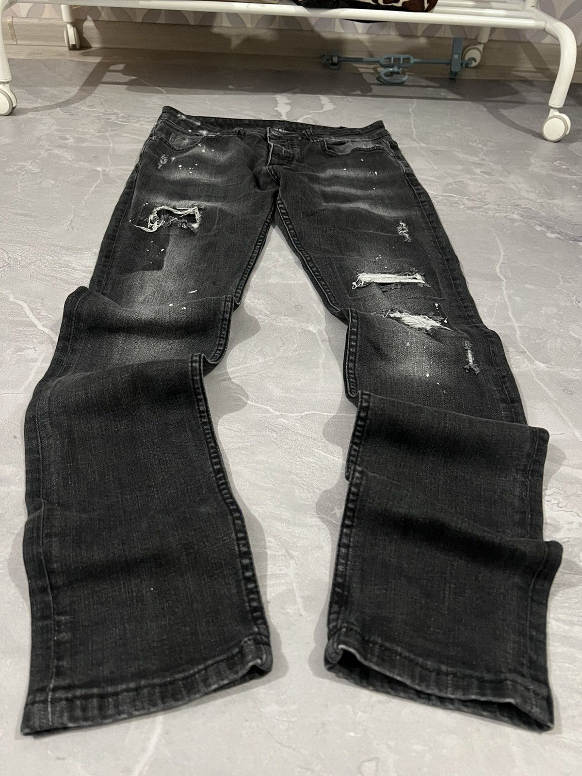 Japanese Brand Heavy Archive Dark Skinny / Hysteric Glamour Style / Grunge Size US 32 / EU 48 - 1 Thumbnail