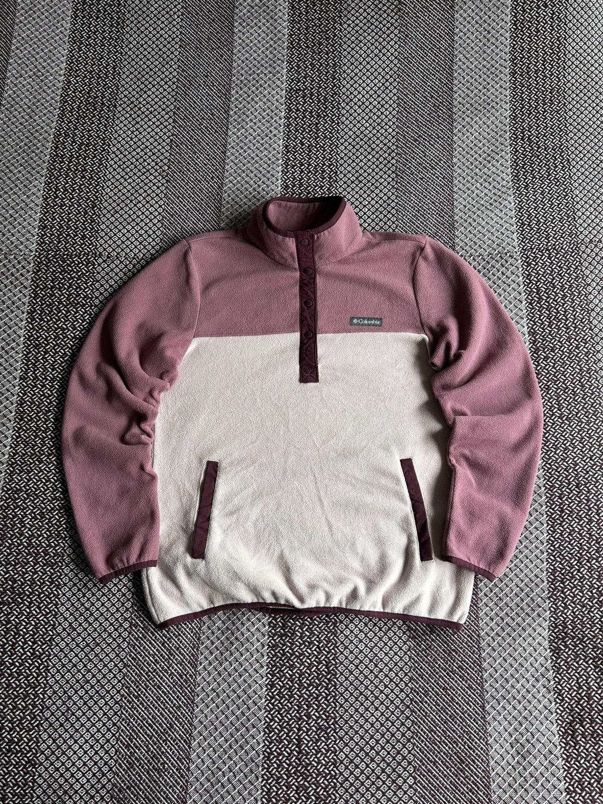 Columbia Columbia Fleece Jacket Unisex 1/4 Zip Vintage Sweatshirt M Size US M / EU 48-50 / 2 - 1 Thumbnail
