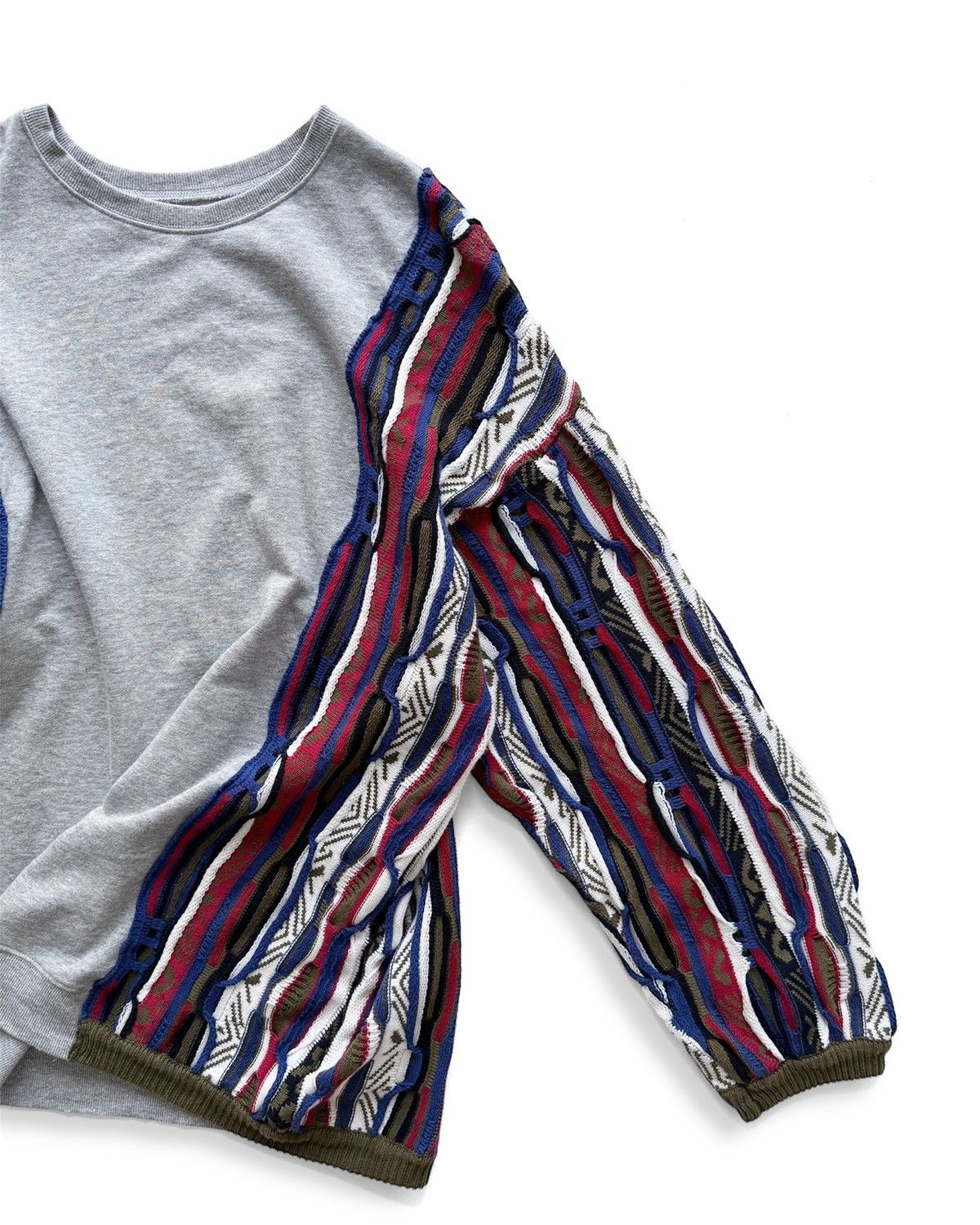 Japanese Brand ANTIQUA COOGI KNIT DOCKING PULLOVER SWEAT Size US XL / EU 56 / 4 - 9 Thumbnail