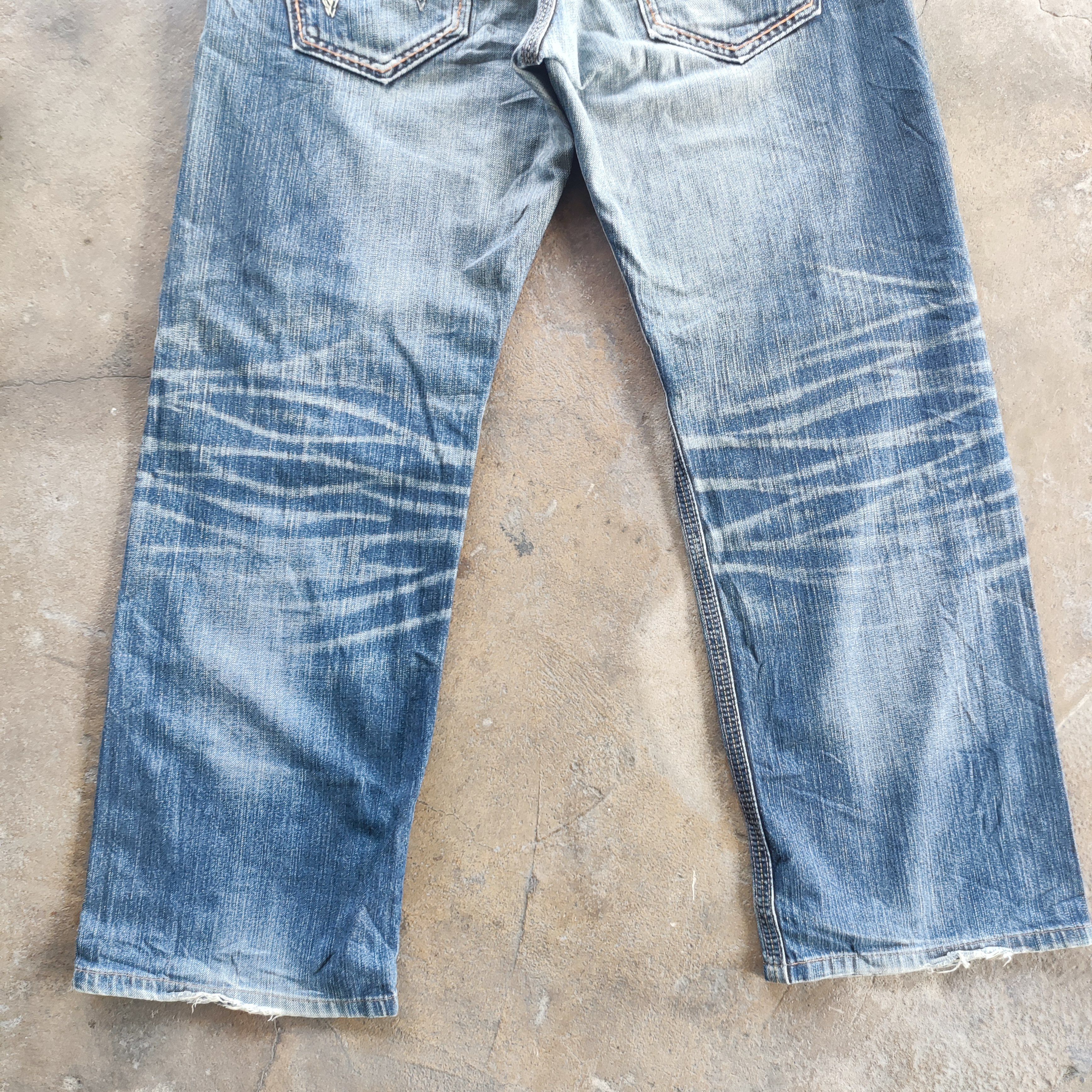Edwin Vintage EDWIN Brand Buggy Jeans Faded Pants Size US 37 - 10 Thumbnail