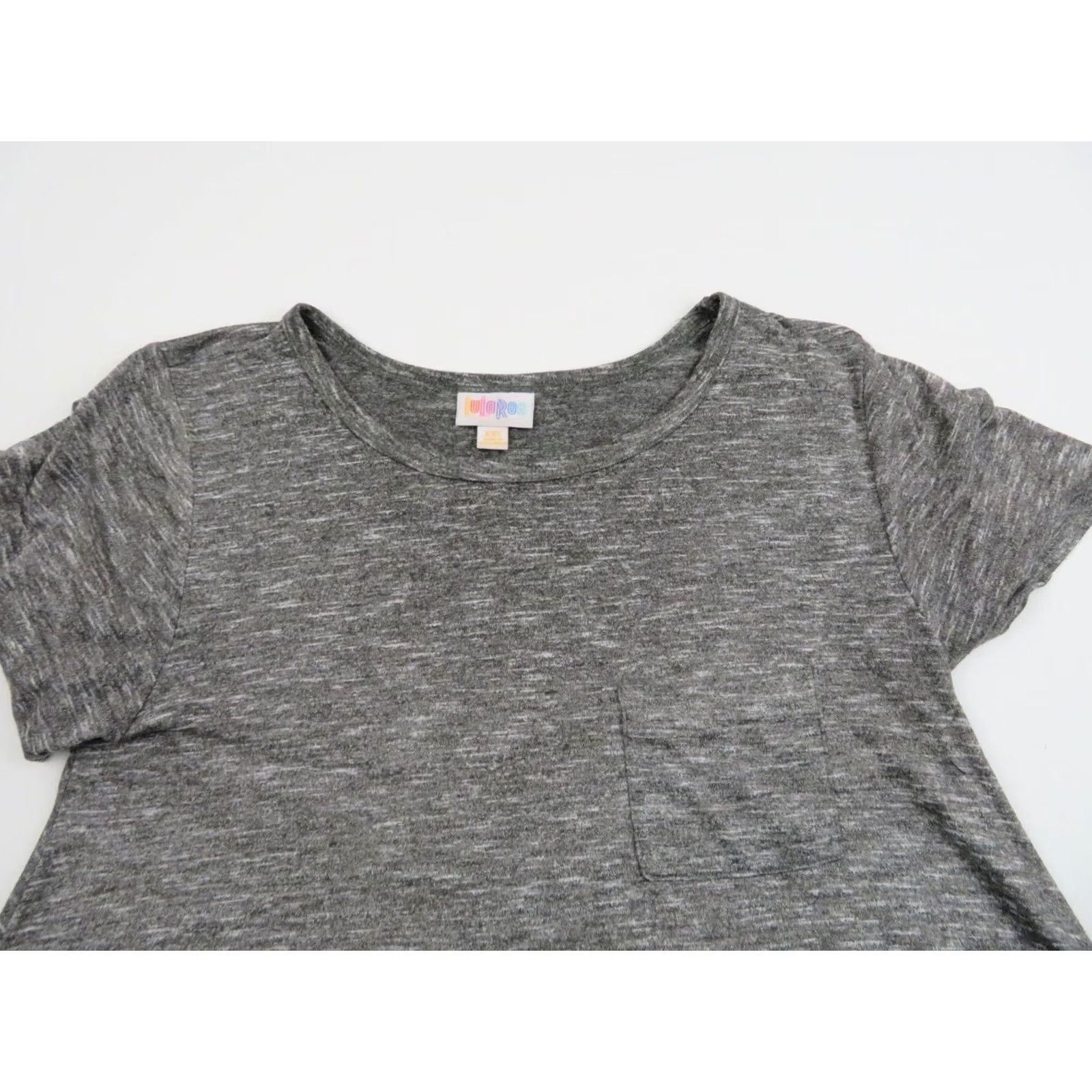 Vintage Lularoe Carly Dress Solid Gray 2XS Swing Tunic Dress Women XS? Size XXS / US 00 / IT 34 - 4 Thumbnail