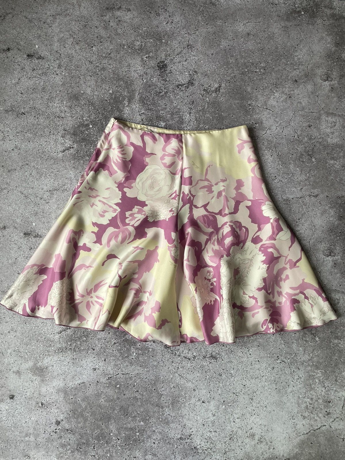 Loro Piana Loro Piana 100% Silk Floral Skirt Made In Italy Size 30" / US 8 / IT 44 - 7 Thumbnail