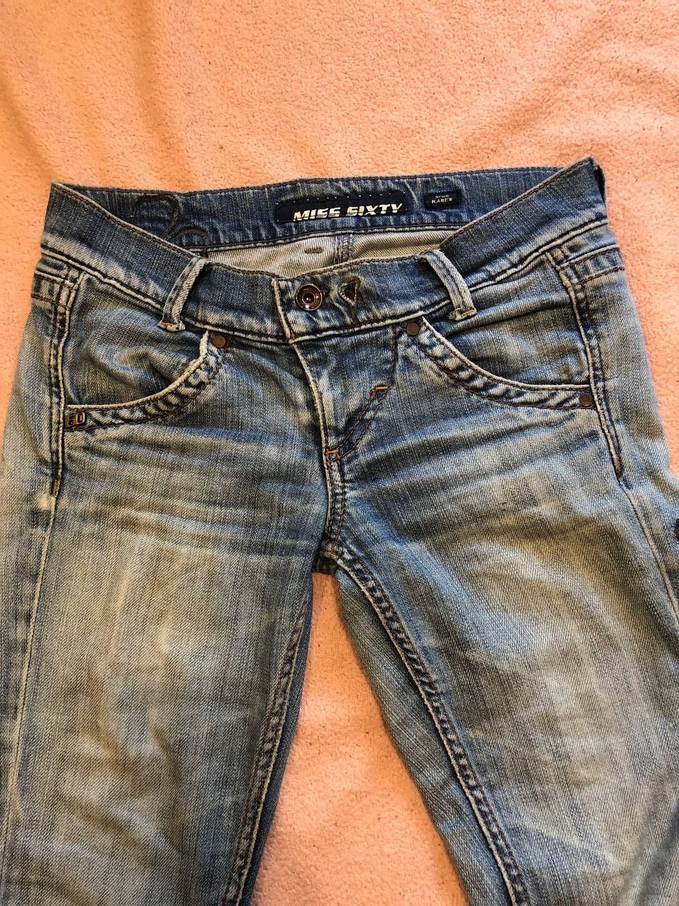 Miss Sixty Miss Sixty Vintage Y2K Retro Denim JEANS STREETWEAR Size 26" / US 2 / IT 38 - 9 Thumbnail