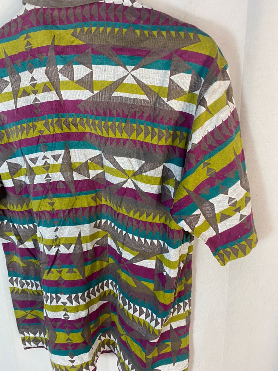 Japanese Brand × Lindbergh × Vintage Vintage Lindbergh fullprint native polo shirt Size US L / EU 52-54 / 3 - 7 Thumbnail
