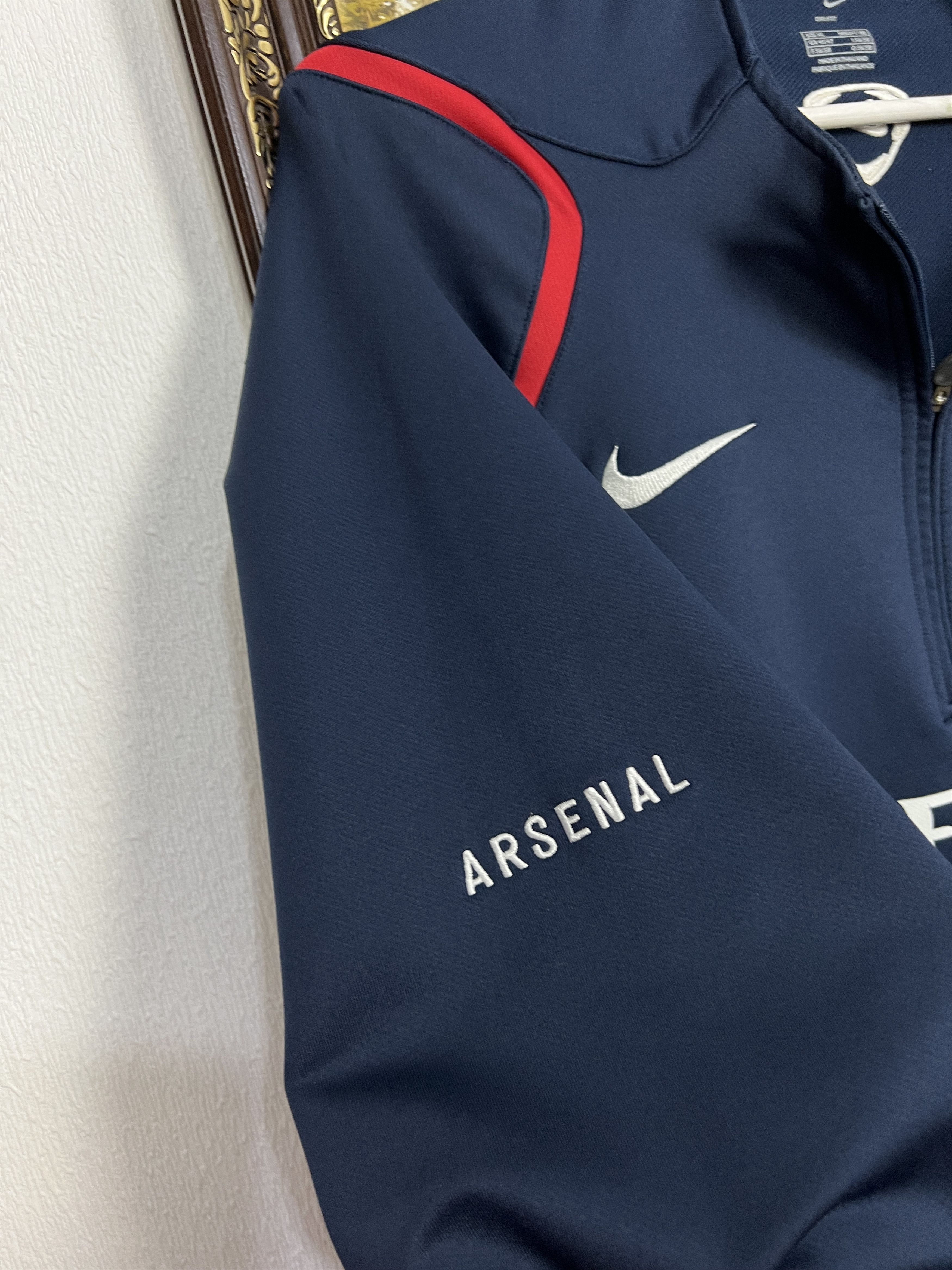 Nike Vintage Arsenal Football Sweatshirt Soccer Track Top Gunners Size US XL / EU 56 / 4 - 6 Thumbnail
