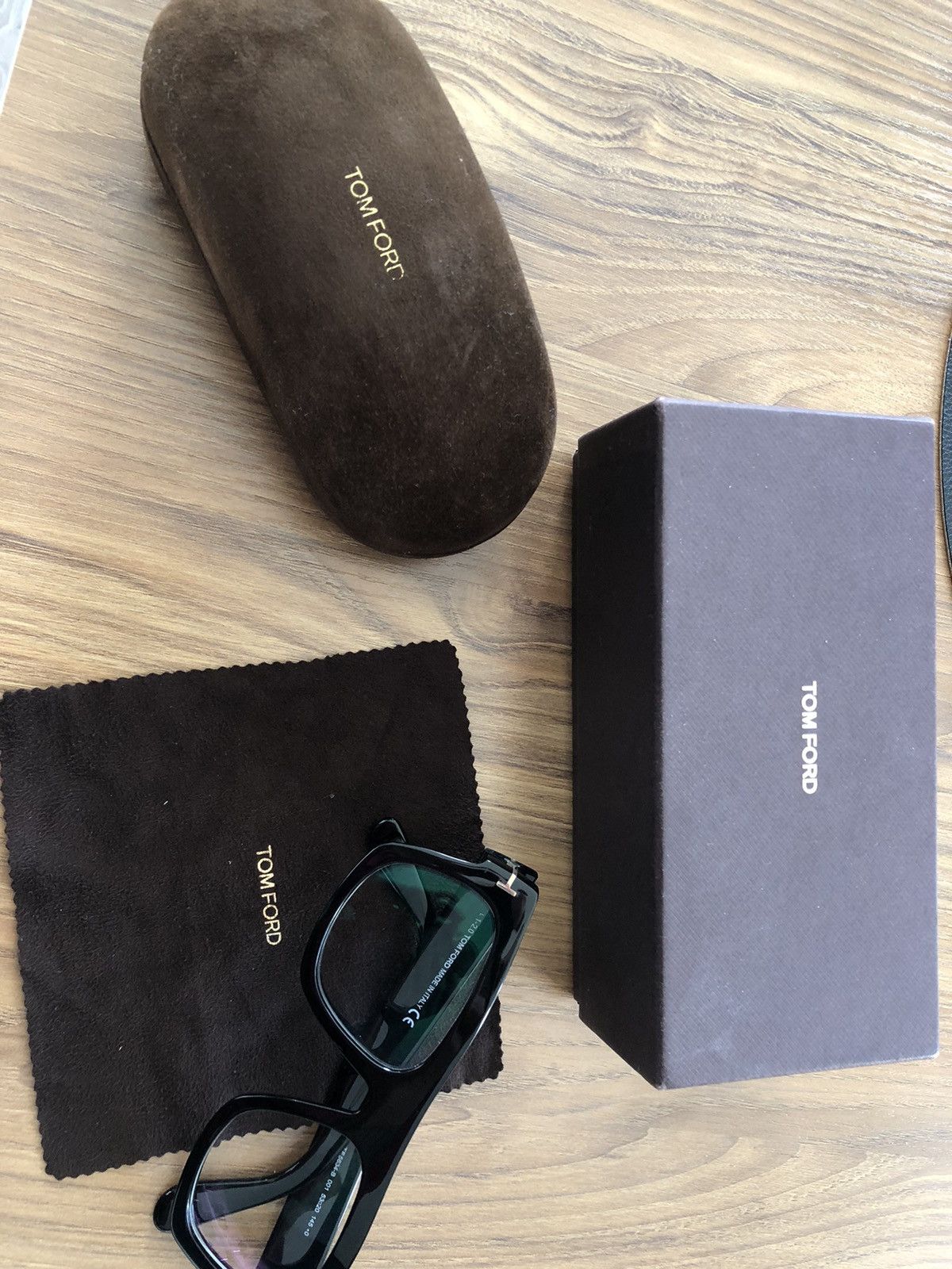 image of Tom Ford Glasses in Black, Men's