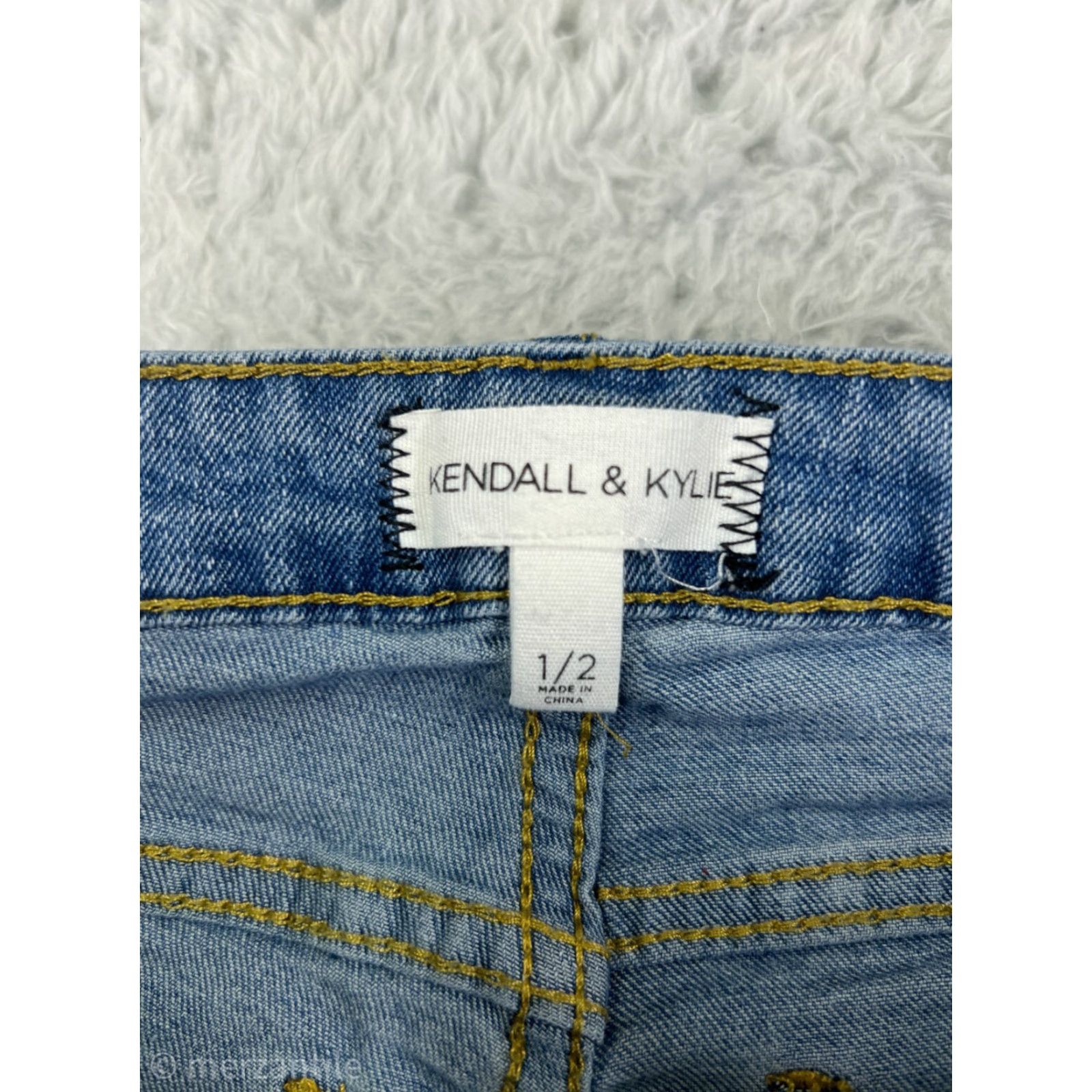 Vintage Kendall And Kylie Jeans Womens Bootcut 1 Light Blue Denim Low Rise 30 Inseam 5-Pocket Design Size 25" / US 0 / IT 36 - 4 Thumbnail