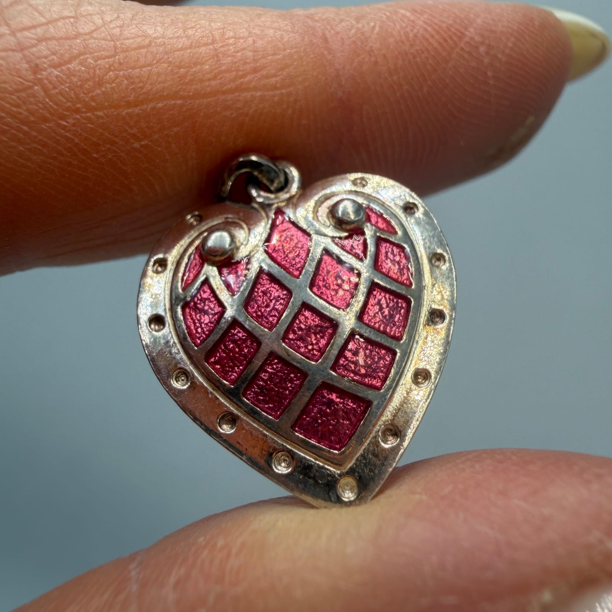 Sterling Silver vintage heart pendant crafted from genuine sterling silver Size ONE SIZE - 4 Thumbnail