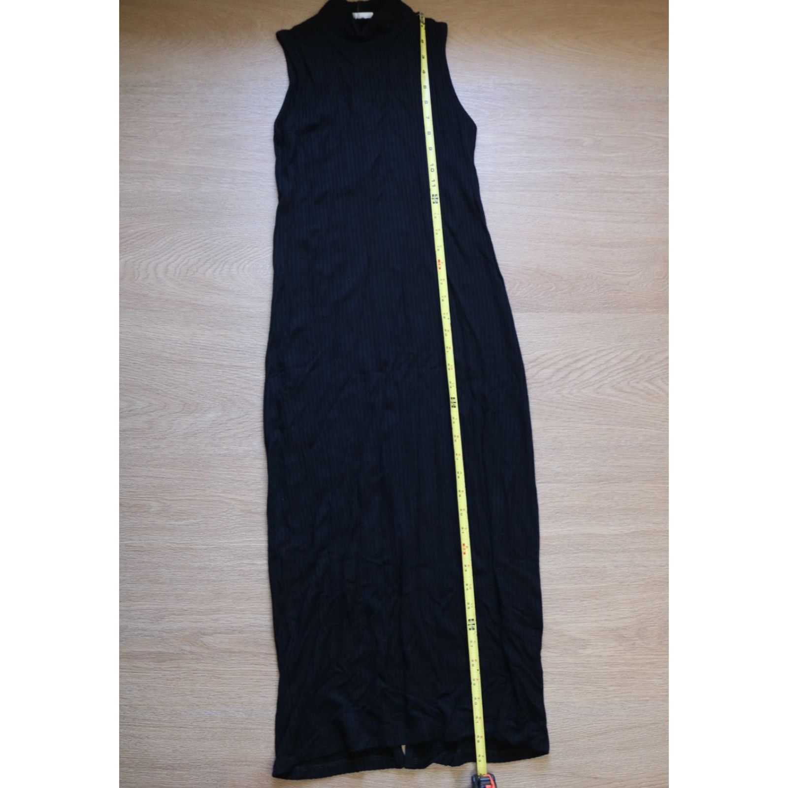 Other REVEL Medium Classy Black Rib-knit Stretch Dress NWT Size M / US 6-8 / IT 42-44 - 4 Thumbnail