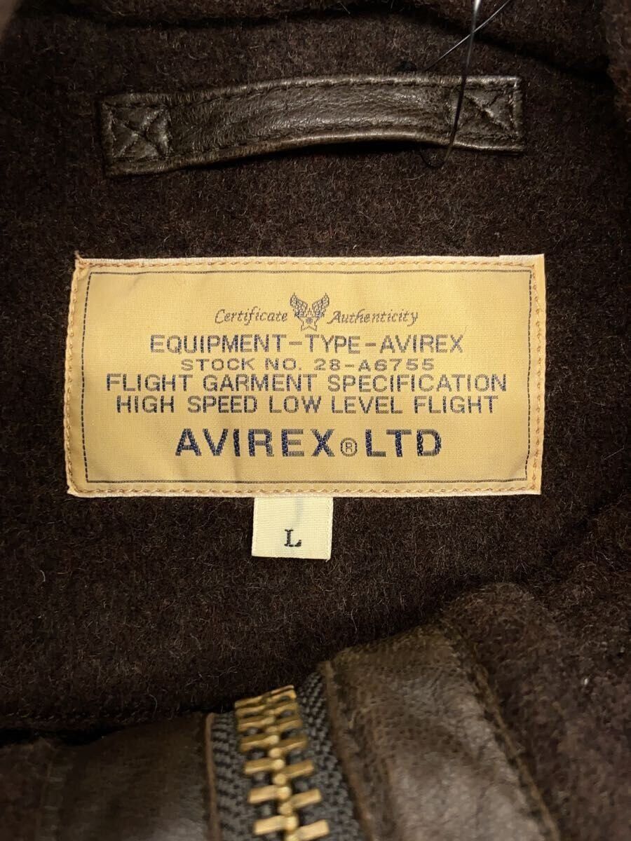 Avirex Avirex Plain Sheep Leather Single Rider Jacket Brown Size US L / EU 52-54 / 3 - 3 Thumbnail